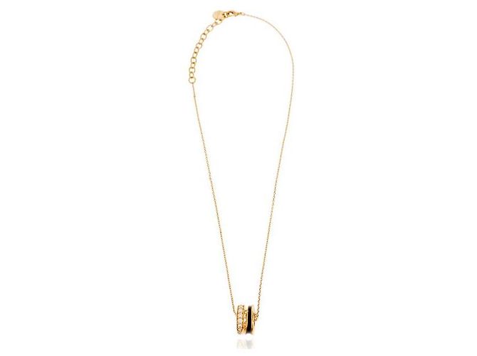 Salvatore Ferragamo Collana con pendente Crystal Gancini Multicolore - vista 3