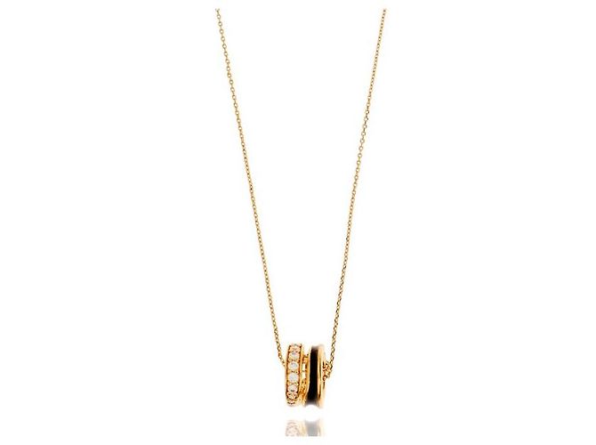 Salvatore Ferragamo Collana con pendente Crystal Gancini Multicolore - vista 4