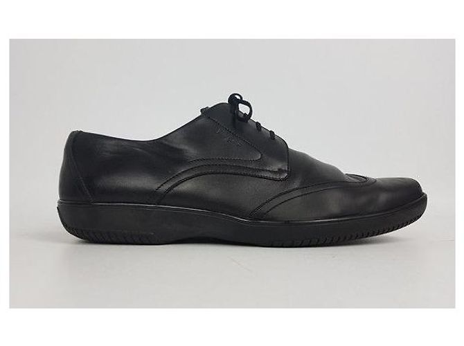Salvatore Ferragamo Sneakers in pelle nera Nero - vista 2