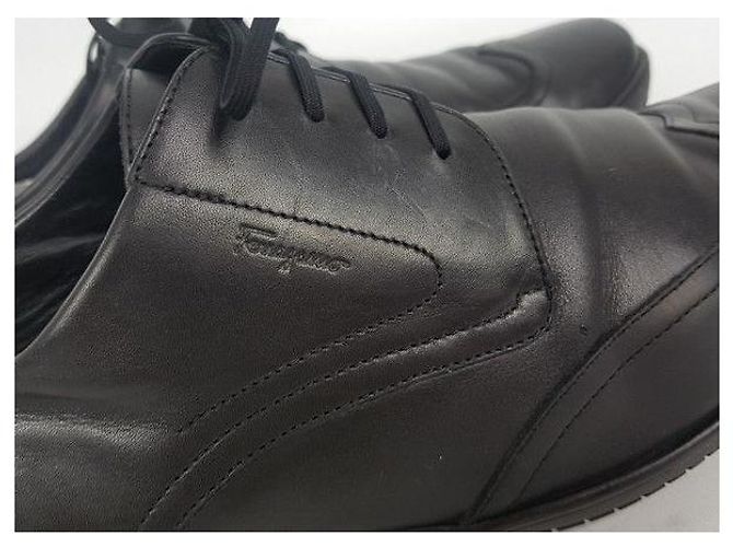Salvatore Ferragamo Sneakers in pelle nera Nero - vista 7