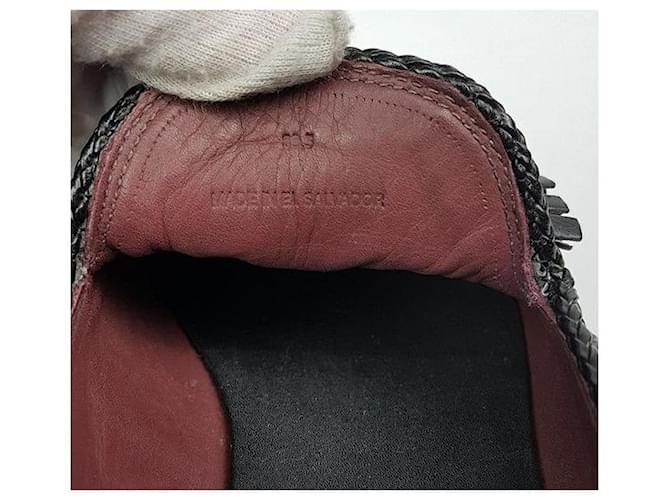 Rag & Bone Sneakers con nappe da uomo Nero - vista 2