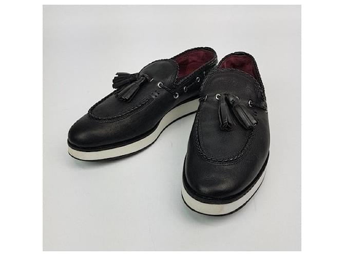Rag & Bone Sneakers con nappe da uomo Nero - vista 3