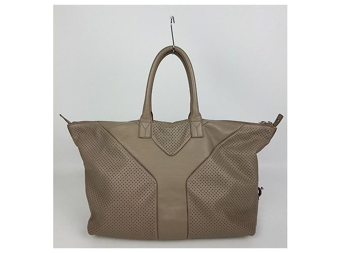 Borsa Easy Yves Saint Laurent Marrone - vista 4