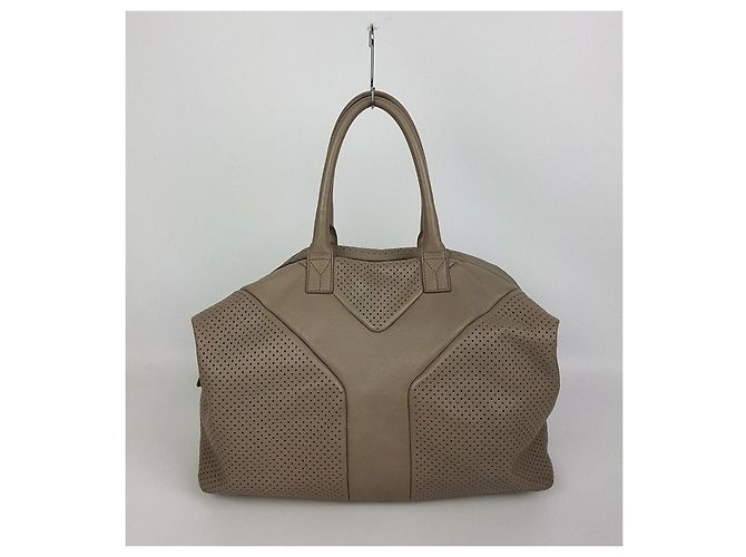 Borsa Easy Yves Saint Laurent Marrone - vista 5