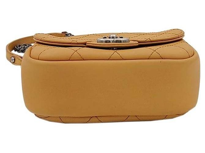 Chanel Mini borsa a tracolla con catena Giallo - vista 5