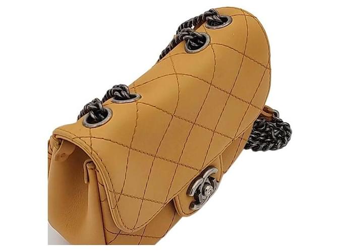 Chanel Mini borsa a tracolla con catena Giallo - vista 6
