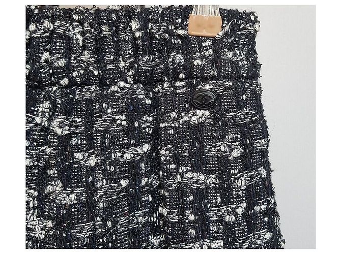 Chanel Tweed-Rock Mehrfarben - Ansicht 2