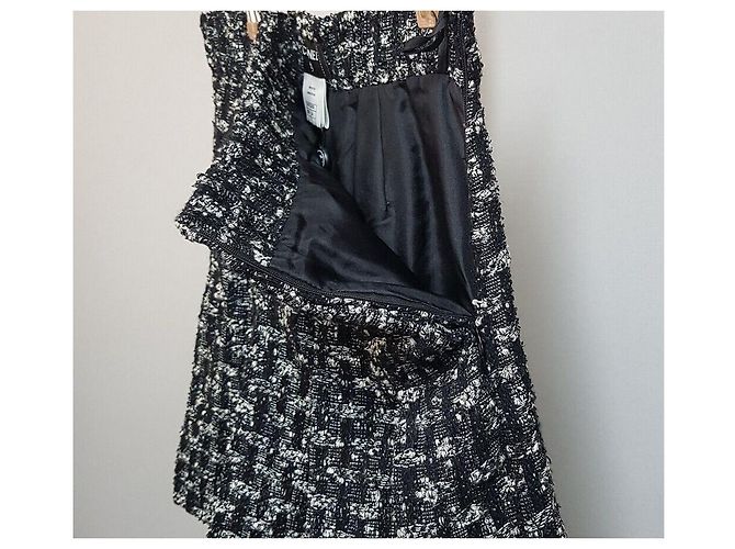 Chanel Tweed-Rock Mehrfarben - Ansicht 7