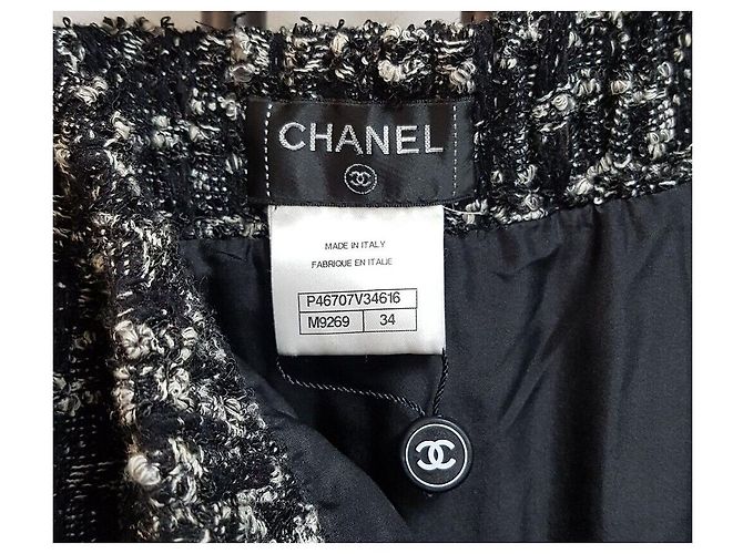 Chanel Tweed-Rock Mehrfarben - Ansicht 8