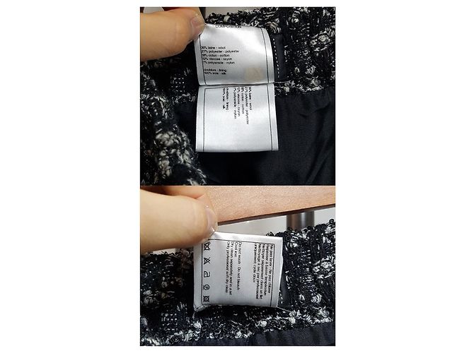 Chanel Tweed-Rock Mehrfarben - Ansicht 9