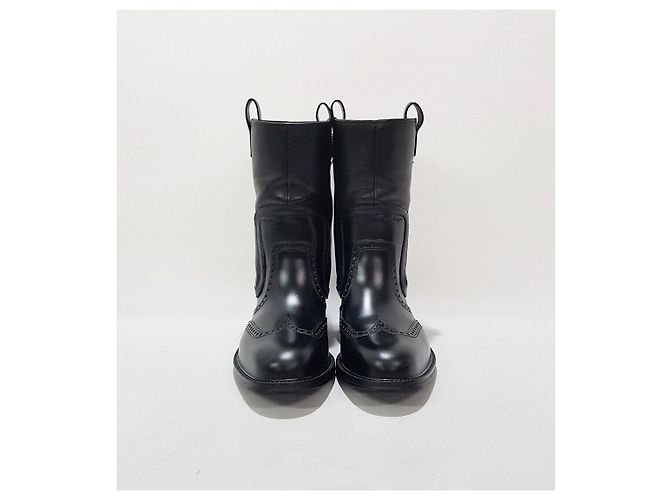 Salvatore Ferragamo Men's Rain Boots Western Boots Black - view 2