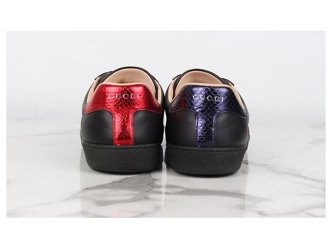 Gucci Baskets Ace brodées Black Noir - vue 6