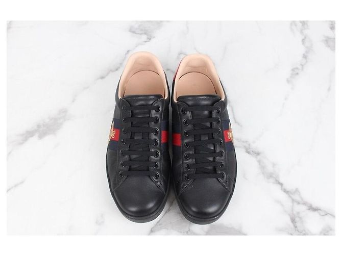 Gucci Baskets Ace brodées Black Noir - vue 7