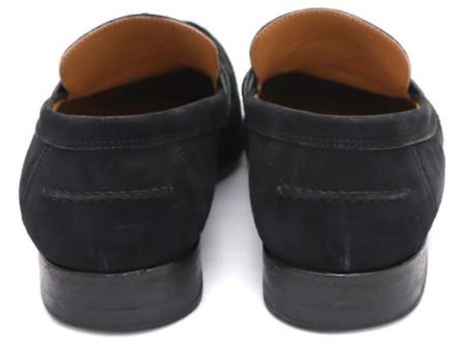 Hermès Mocassini Destin Kelly in scamosciato da uomo Nero - vista 11