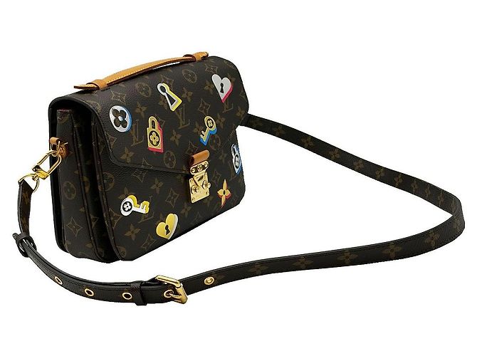 Louis Vuitton Monogram Pochette Metis Limited Edition Schwarz - Ansicht 3