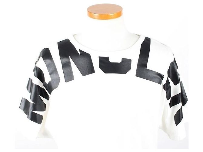 Moncler White Logo Short Sleeve T-Shirt - view 5