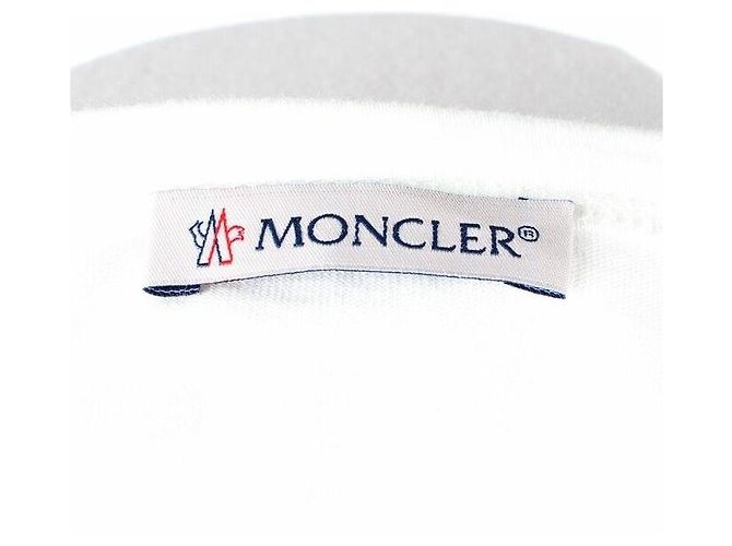 Moncler White Logo Short Sleeve T-Shirt - view 6