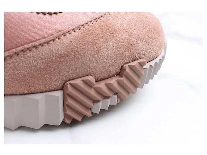 Hermès Bouncing Wildleder-Sneaker Rosa Pink - Ansicht 7