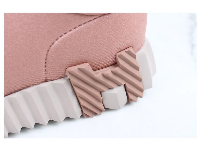 Hermès Bouncing Wildleder-Sneaker Rosa Pink - Ansicht 8
