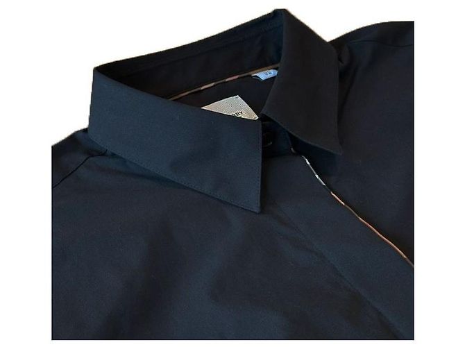 Burberry Camisa de algodón para mujer con ribetes - vista 2