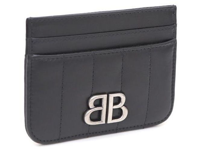 Balenciaga Monogram Monaco Kartenetui Schwarz - Ansicht 2