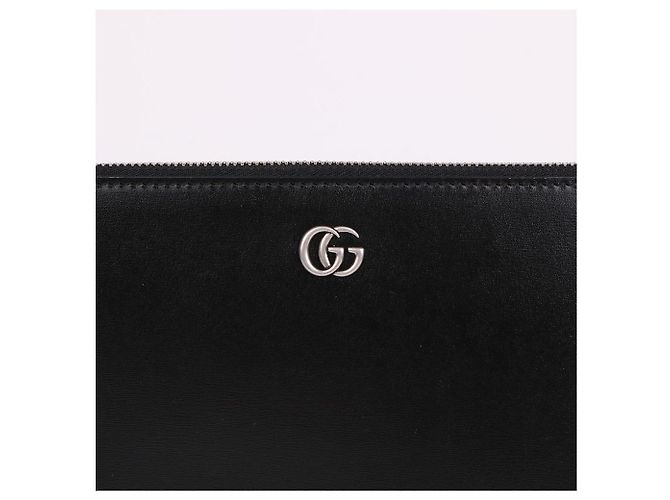 Gucci Clutch con tracolla Marmont non utilizzata Nero - vista 3