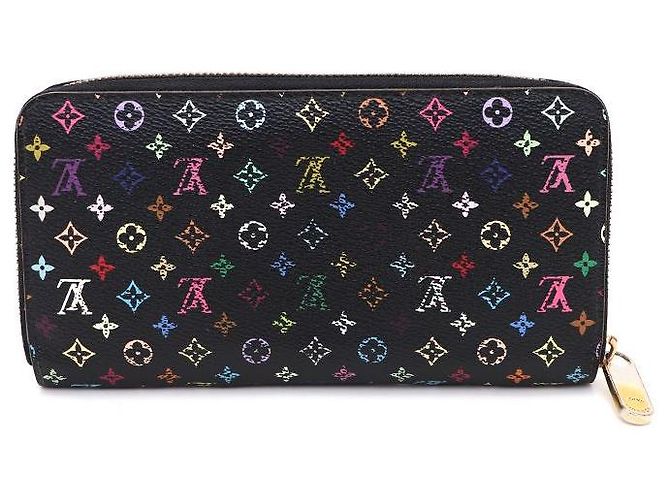 Zippy Louis Vuitton Portafoglio con zip Monogram Black Multi Nero - vista 3