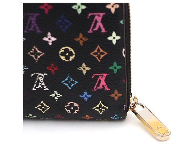 Zippy Louis Vuitton Portafoglio con zip Monogram Black Multi Nero - vista 4