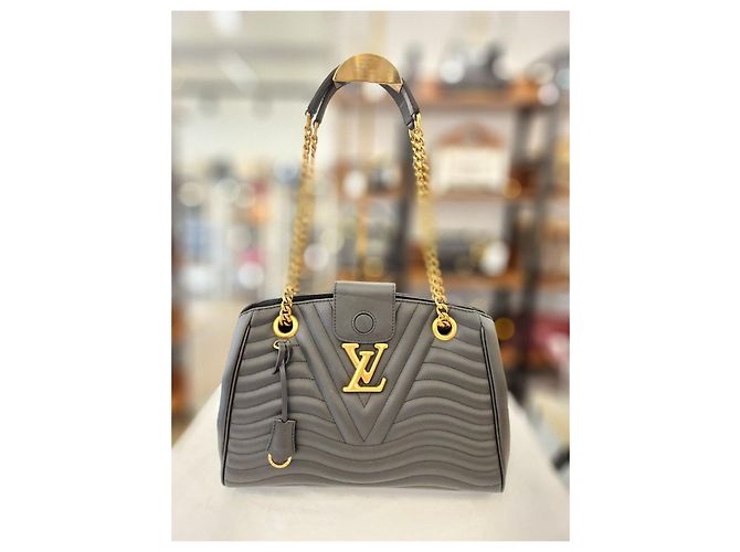 Louis Vuitton Borsa a Spalla New Wave Chain Black Nero - vista 7