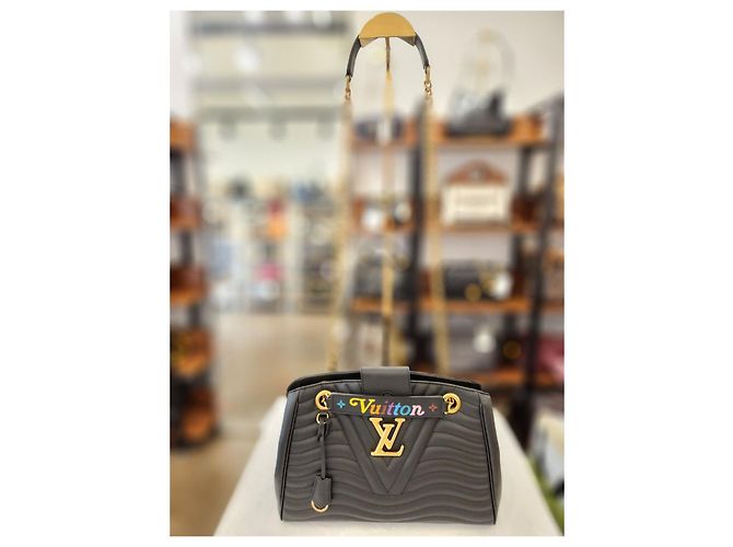 Louis Vuitton Borsa a Spalla New Wave Chain Black Nero - vista 8