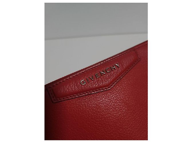 Givenchy Clutch Antigona Unisex Rosso - vista 4
