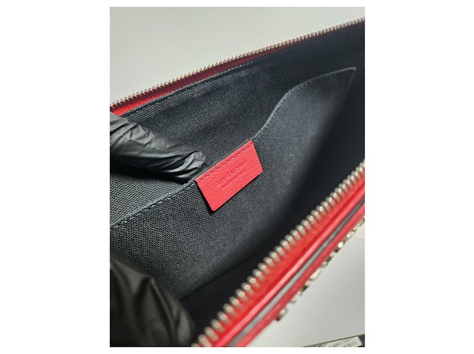 Givenchy Clutch Antigona Unisex Rosso - vista 9