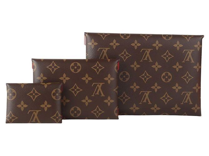 Louis Vuitton Clutch Kirigami in tela Monogram Multicolore - vista 3