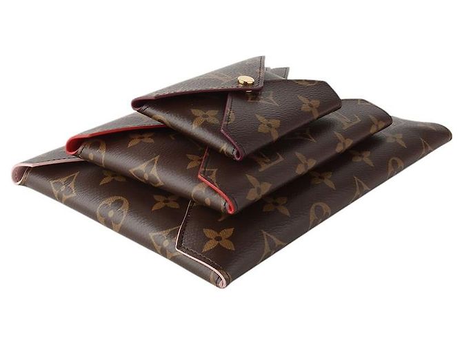 Louis Vuitton Clutch Kirigami in tela Monogram Multicolore - vista 4