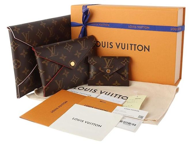 Louis Vuitton Clutch Kirigami in tela Monogram Multicolore - vista 9