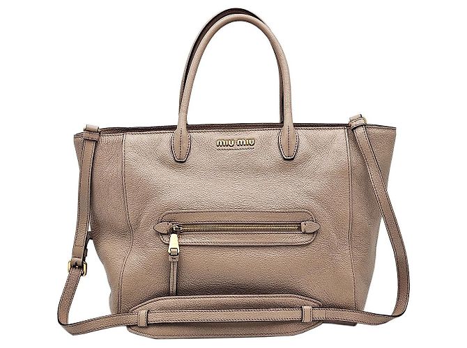 Miu Miu Pelle Madras rosa Indie - vista 2