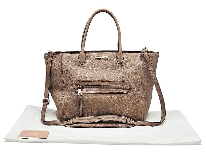 Miu Miu Pelle Madras rosa Indie - vista 3