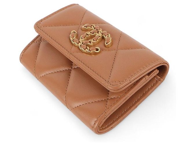 Chanel 19 Chanel Flap Kartenetui Orange - Ansicht 4