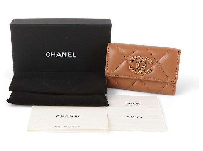 Chanel 19 Chanel Flap Kartenetui Orange - Ansicht 6