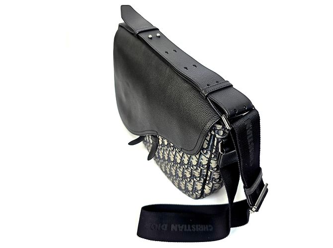Dior Borsa Messenger Oblique Saddle Large Marrone - vista 3