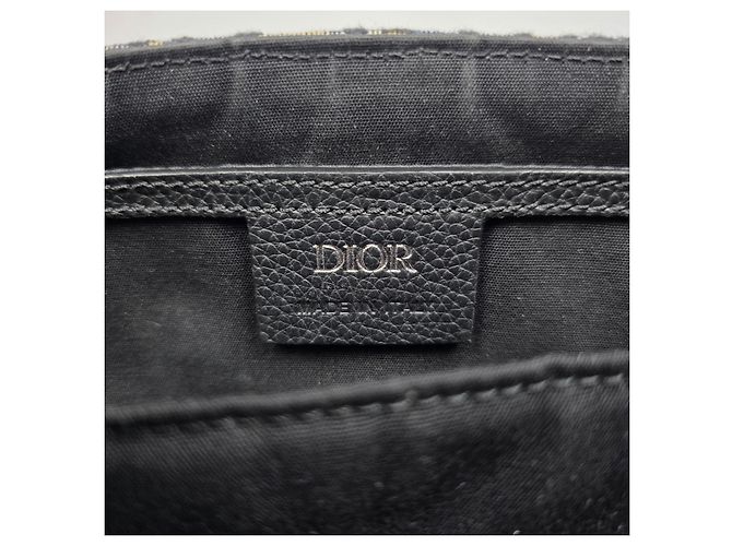 Dior Borsa Messenger Oblique Saddle Large Marrone - vista 9
