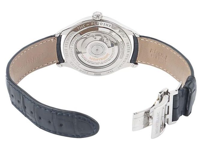 Montblanc Heritage Chronométrie GMT Dual Time Sissurback Folding Buckle White - view 7