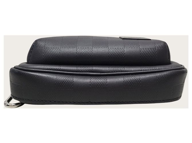 Louis Vuitton Slingback Damier Avenue in pelle nera Infinite Nero - vista 6