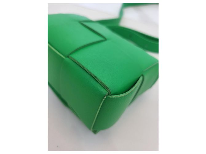 Bottega Veneta Borsa a tracolla Candy Mini Cassette Verde - vista 16
