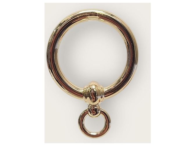Ring Hermès Anillo para bufanda de aro dorado - vista 4