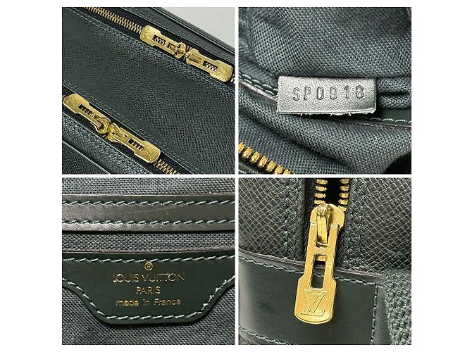 Louis Vuitton Borsa a tracolla Taiga Reporter PM Verde - vista 20