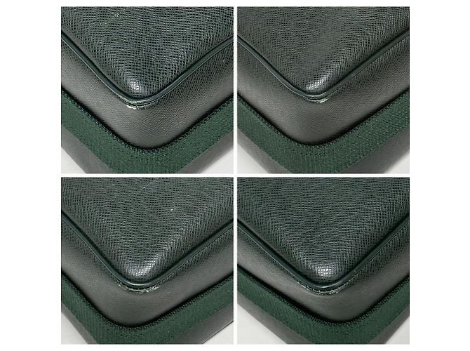 Louis Vuitton Borsa a tracolla Taiga Reporter PM Verde - vista 8
