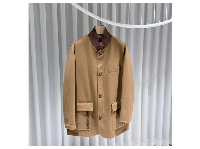 Loro Piana Giacca in cashmere Roadster (A+/XL) Marrone - vista 3