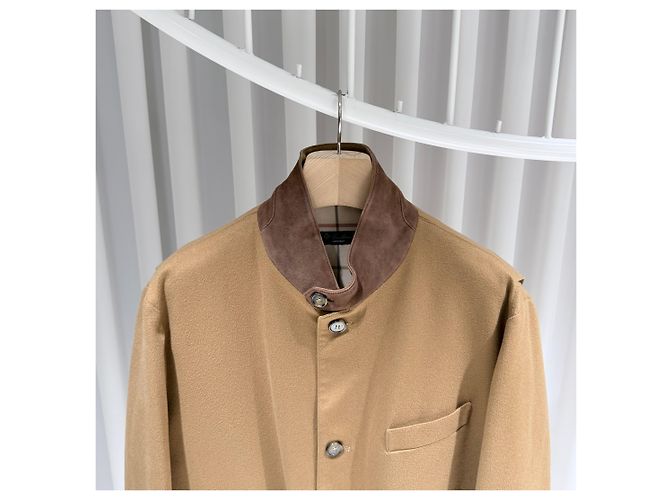 Loro Piana Giacca in cashmere Roadster (A+/XL) Marrone - vista 4