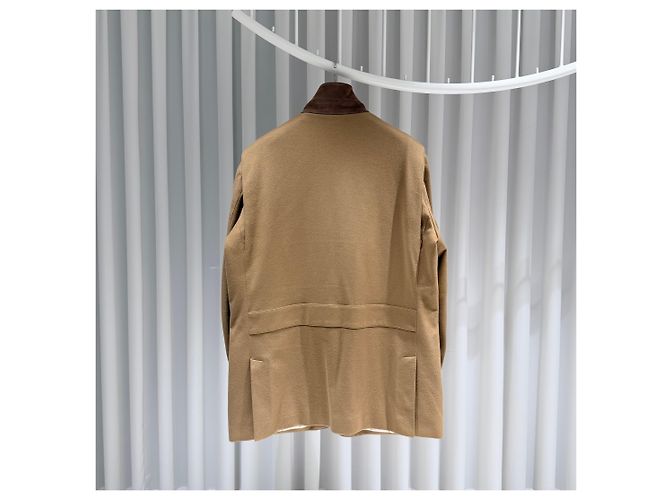 Loro Piana Giacca in cashmere Roadster (A+/XL) Marrone - vista 6
